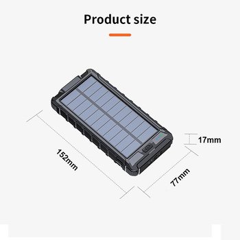 10000mAh-ABS防水太陽能手電筒行動電源_3